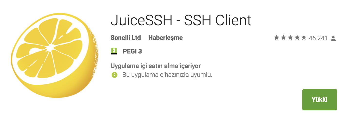 android ssh